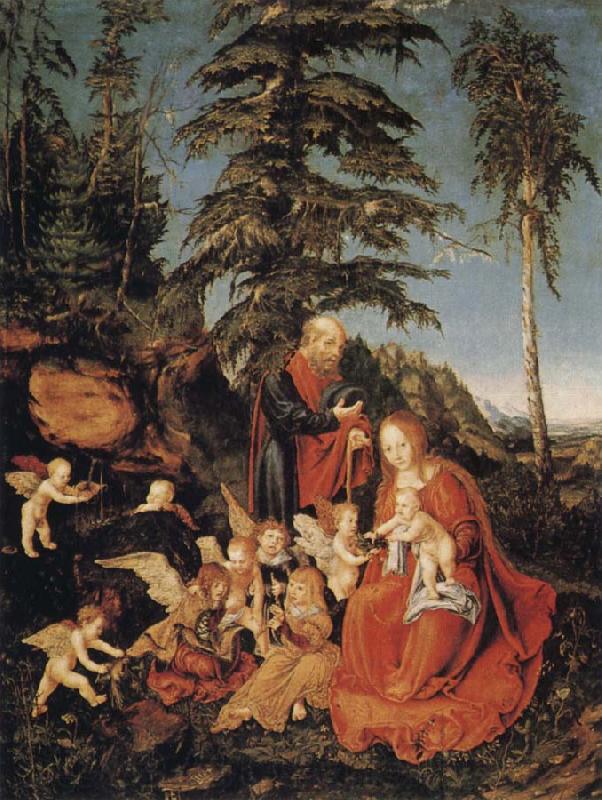 CRANACH, Lucas the Elder Rest on the Flight to Egypt Norge oil painting art